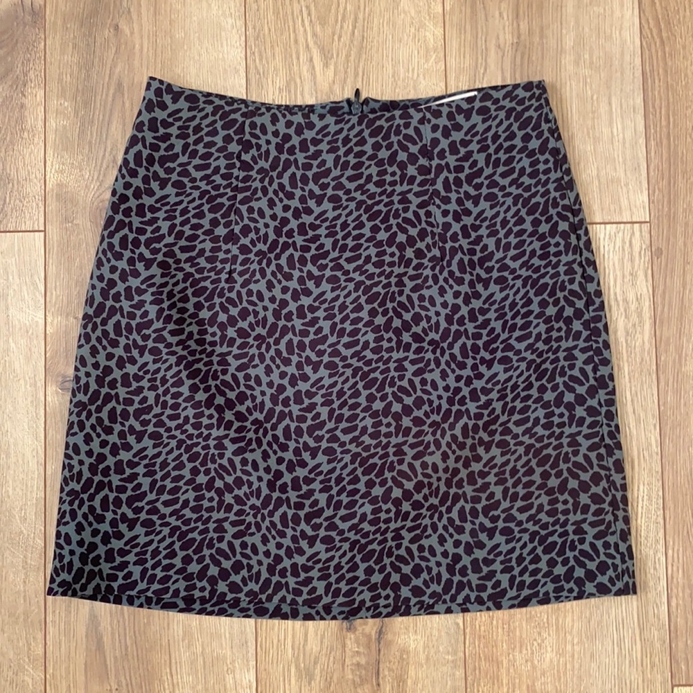 Animal print skirt
